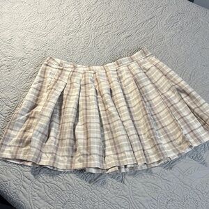 Elegant Plaid Skater Skirt